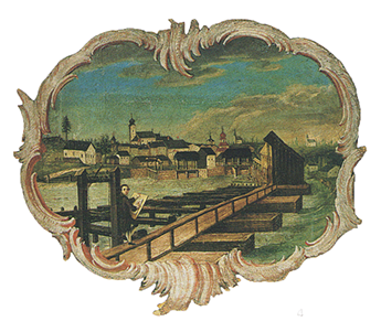 Triftrechen, im Vordergrund vmtl. der Griesmeister – 1781-83