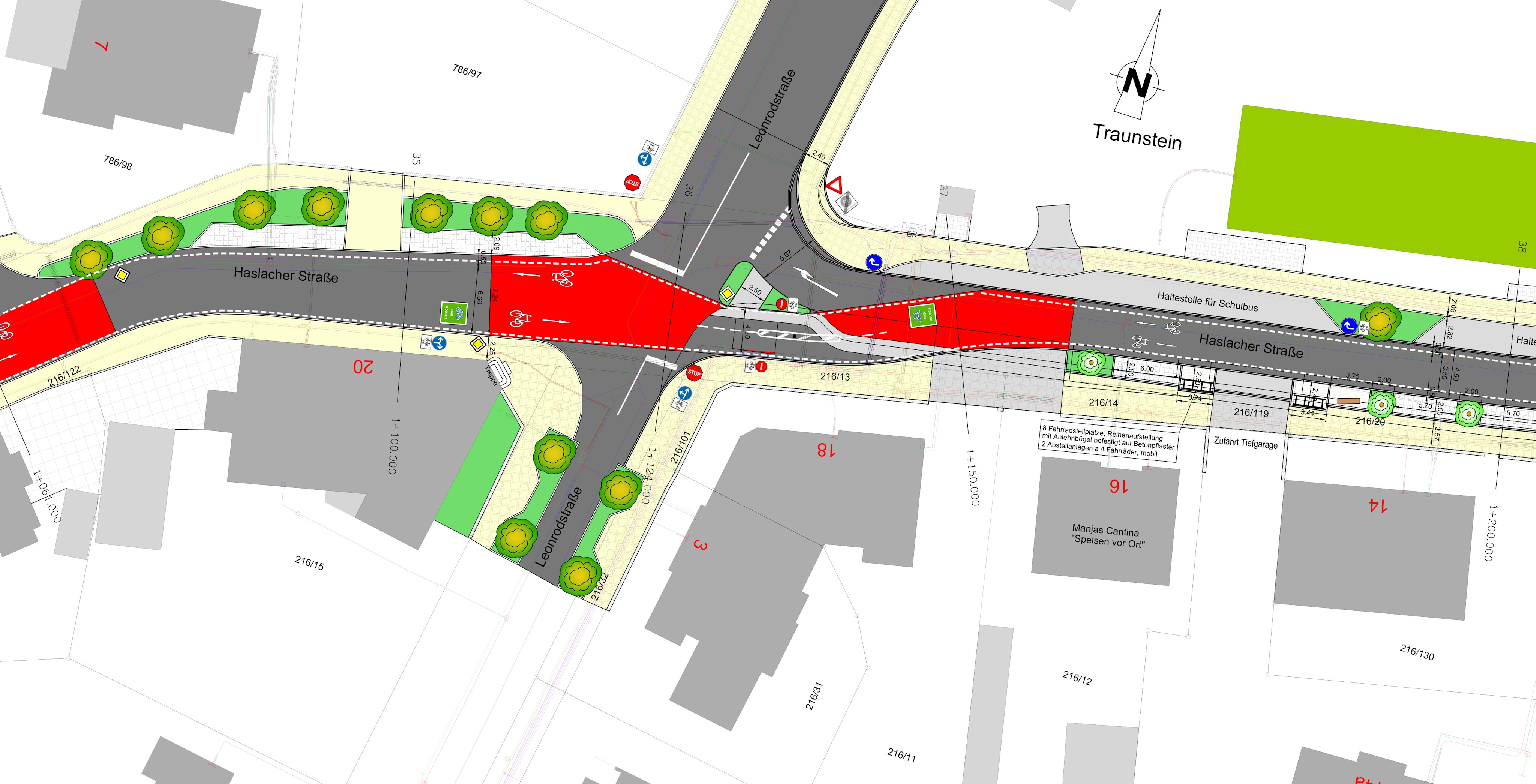 Fahrradstraße Knotenpunkt Haslacher Straße Leonrodstraße.jpg