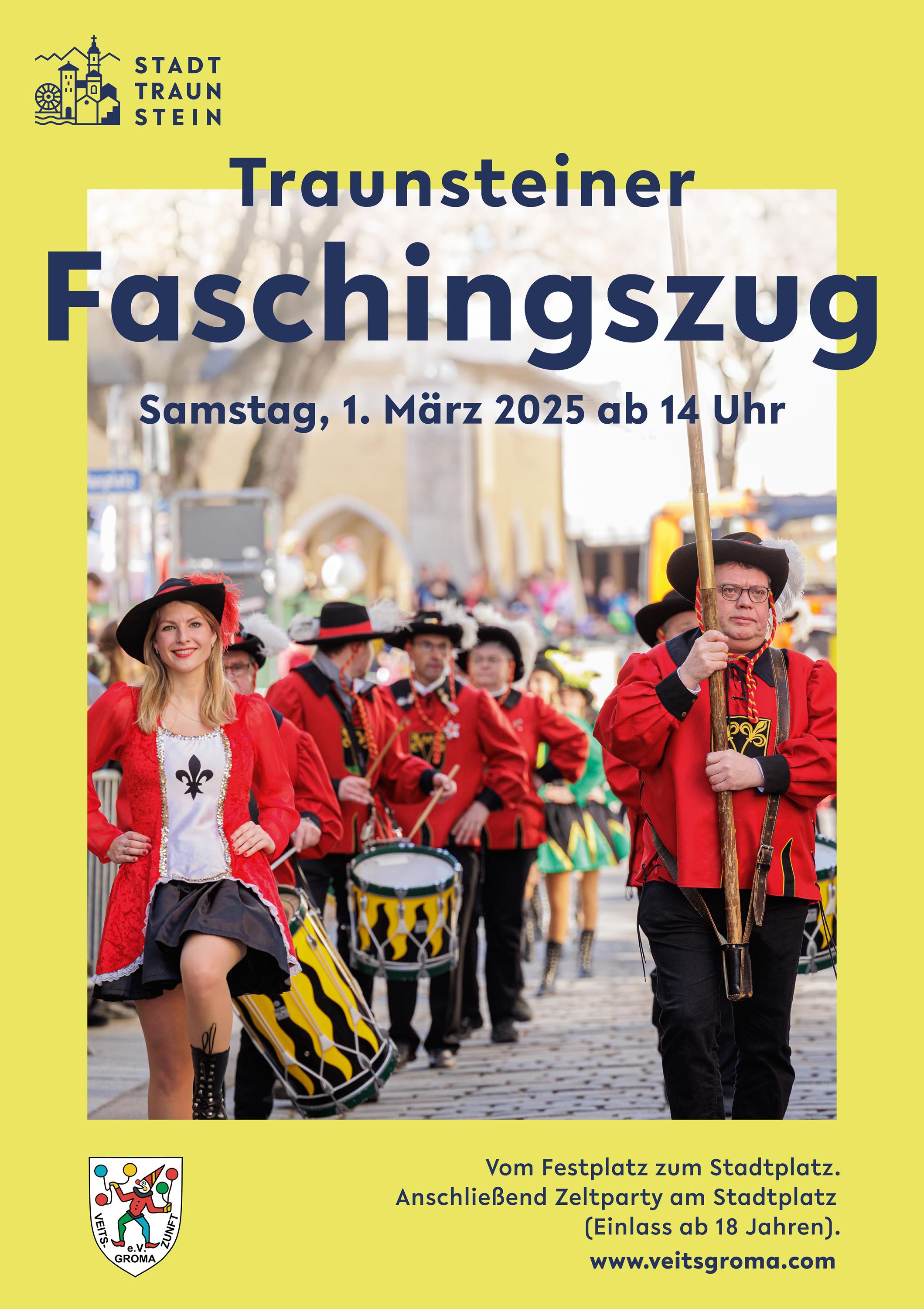 Faschingszug 2025 Leider haben wir keinen Alternativtext zu diesem Bild, aber wir arbeiten daran.