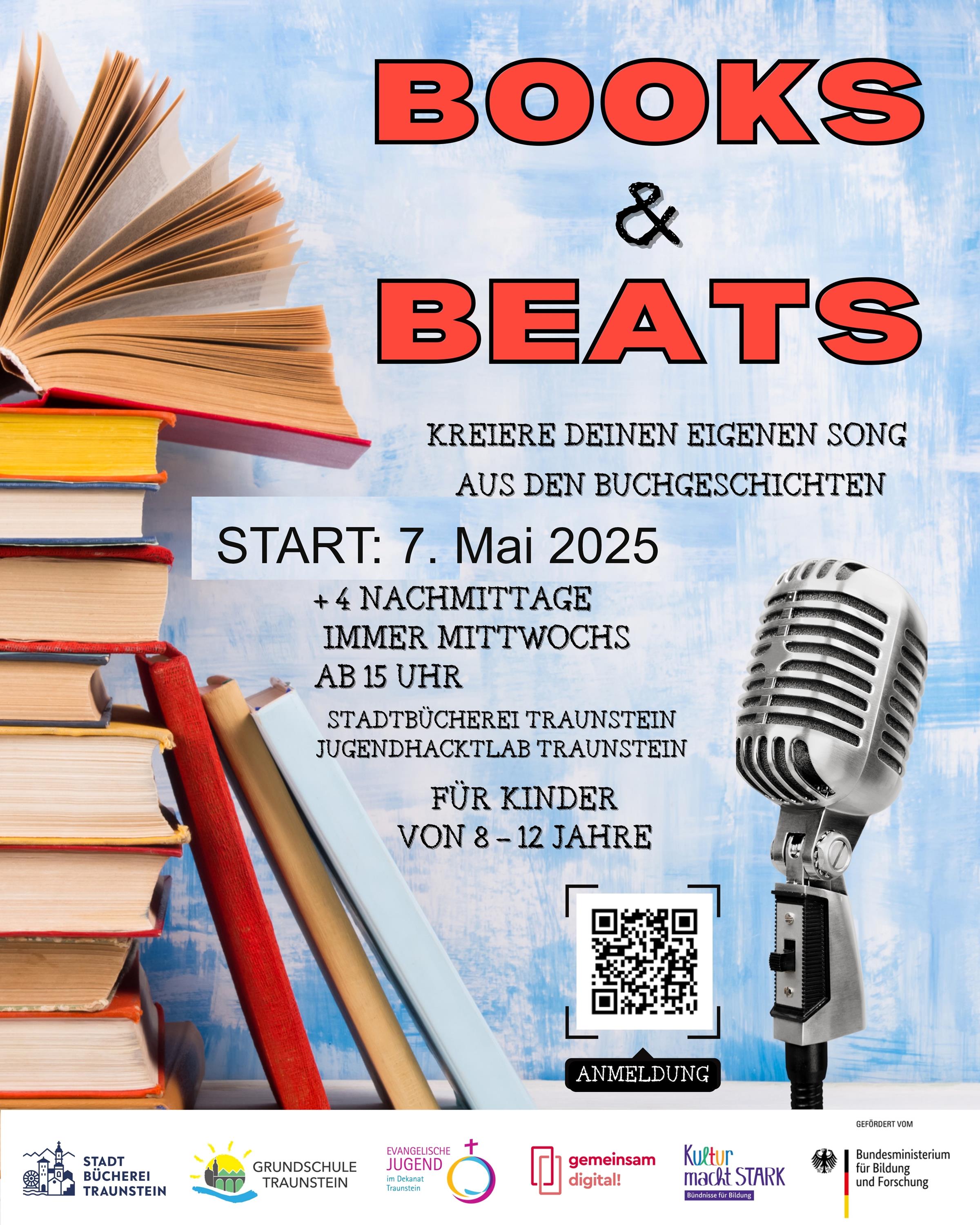 Books & Beats Plakat Ab 7.Mai