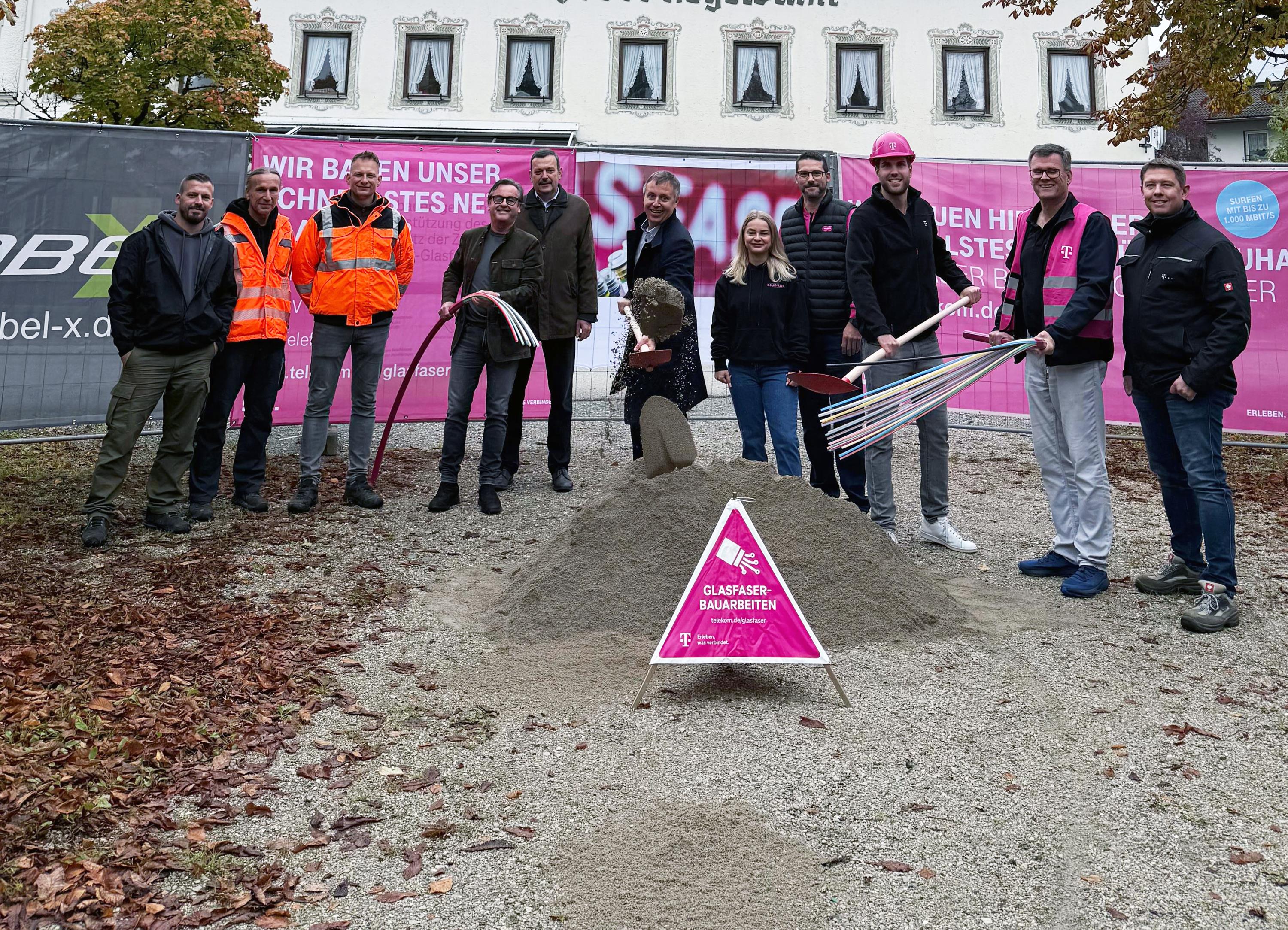 Geförderter Glasfaserausbau in Traunstein gestartet 