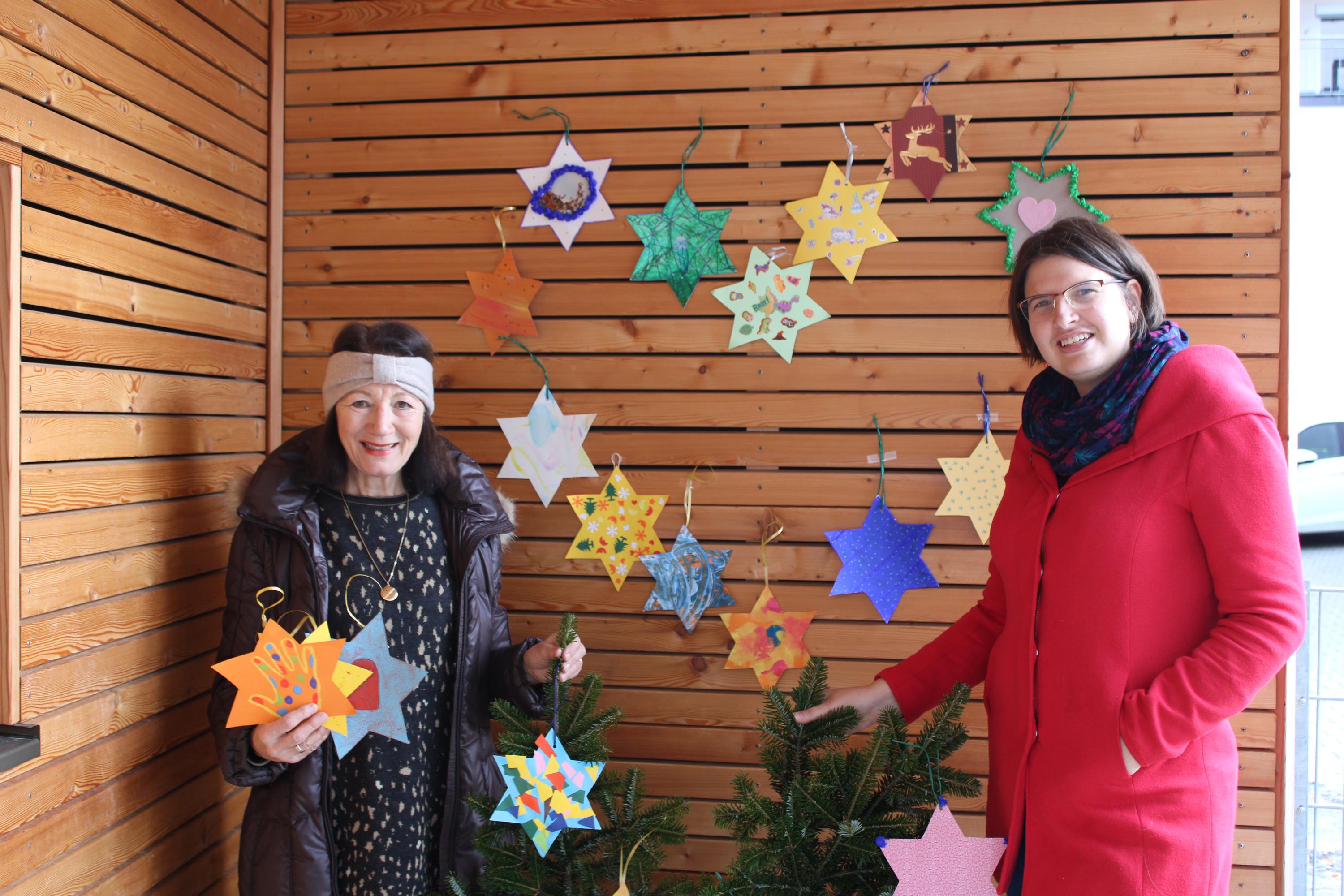 Kita Klosterberg Sterne Wunschbaum Vergissmeinnicht Chiemgau