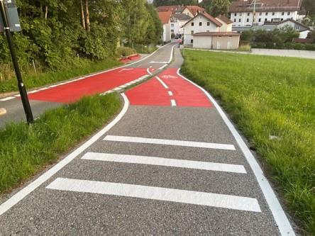 ... und unteren Teil des Hohlwegs in Haslach. (© Große Kreisstadt Traunstein)