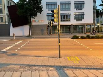 Der Knotenpunkt Rosenheimer Straße / Salinenstraße vor dem Umbau ...