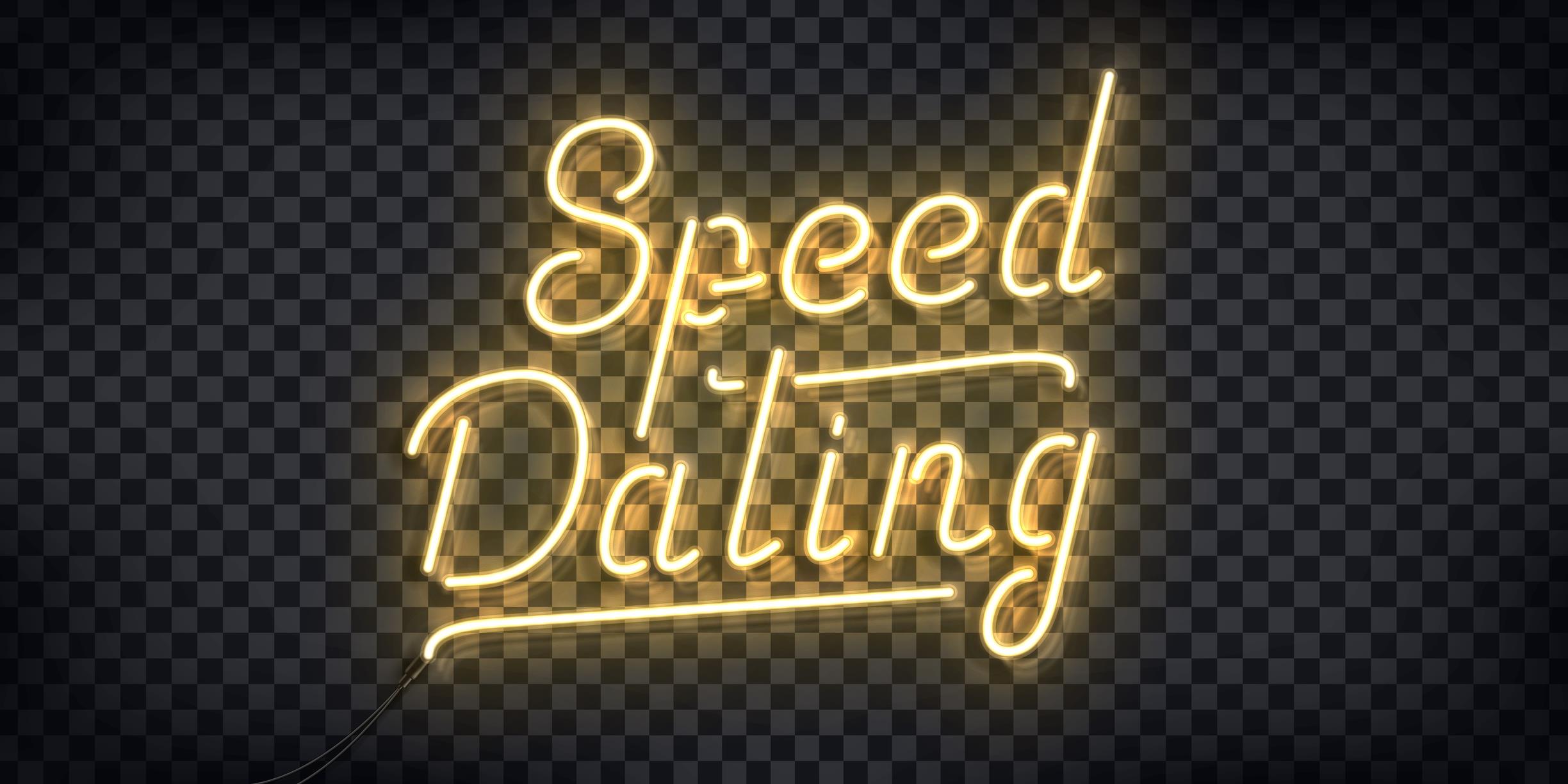 Speeddating iStock ComicSans