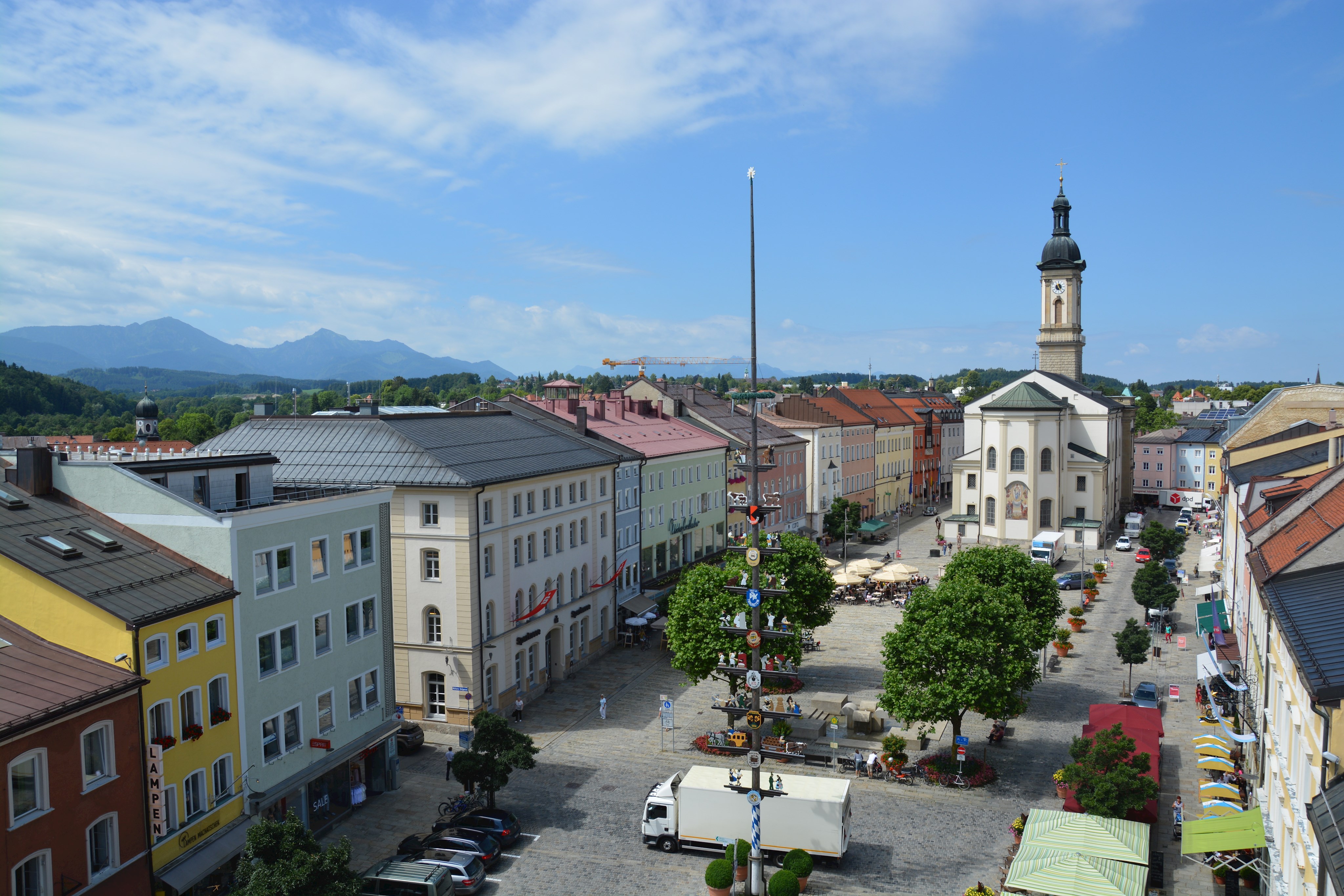Stadtplatz von Jacklturm aus