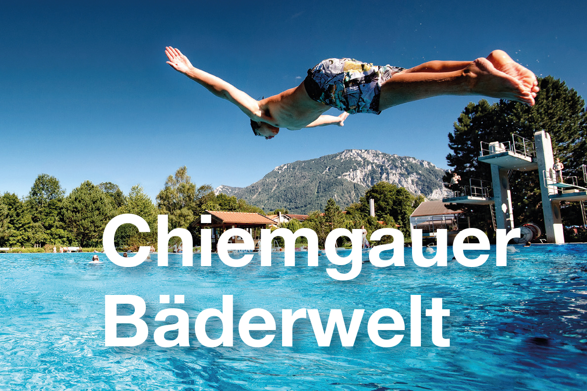 Das Erlebnis-Warmbad Traunstein ist Mitglied in der Chiemgauer Bäderwelt.