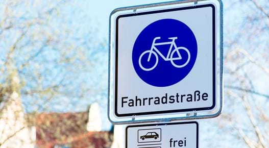Traunsteins erste Fahrradstraße