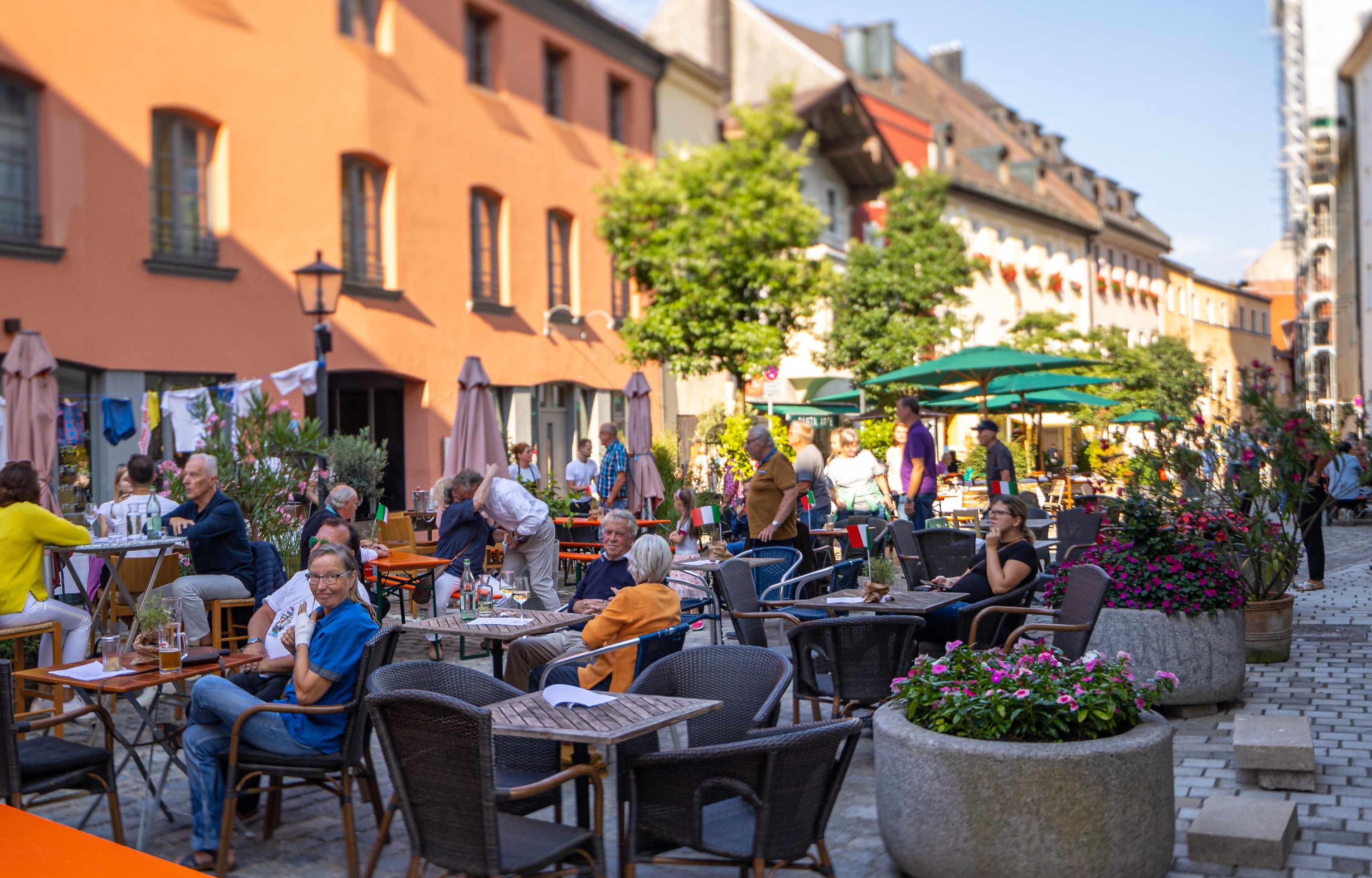 Stimmung Taubenmarkt