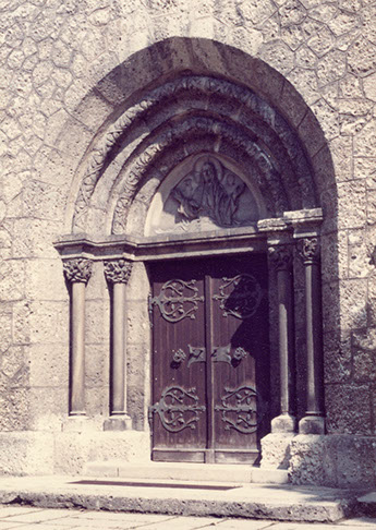 Auferstehungskirche Portal (Sammlung Heimathaus)