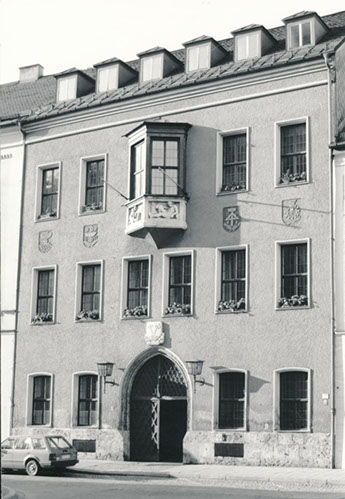 Fassade Rathaus um 1980