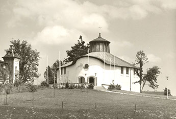 Heilig Kreuz Postkarte 1958