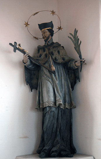 Nepomuk-Statue aus der Kapelle (Original)