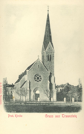 Auferstehungskirche – Postkarte um 1900
