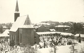 Kapelle und Friedhof – 1910