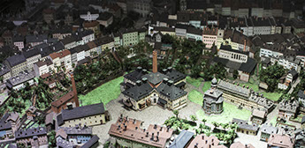 Salinenanlage – Stadtmodell 1889